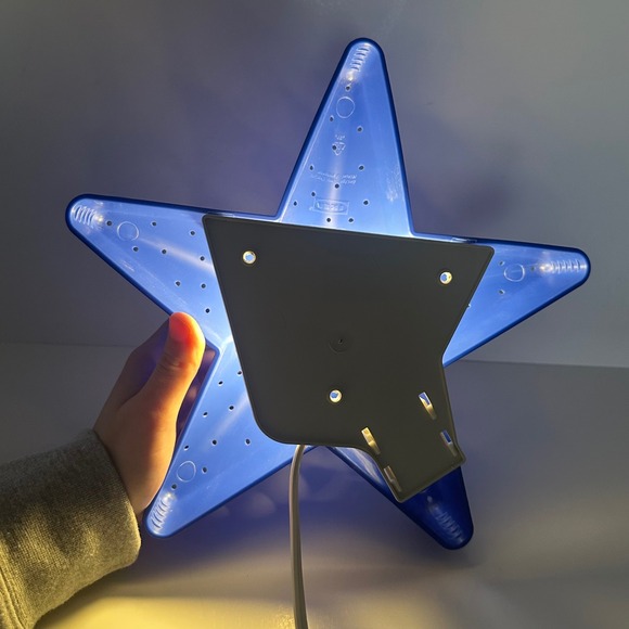 IKEA Smila Stjarna Blue Star Wall Lamp Kids Room Night Light Anna Efverlund - Picture 5 of 7